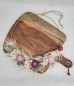 Preview: Trockenblumenkranz Pastell Rosa Velvet Bloom 30cm